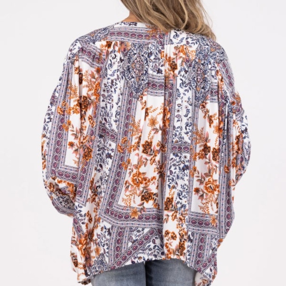 Floral Paisley Women's Top